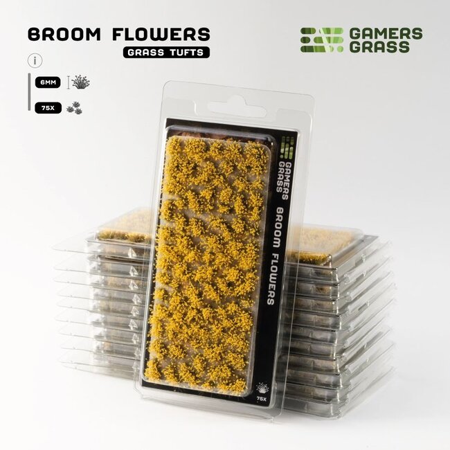 Gamers Grass Broom Flowers 6mm - GGFS-BRO