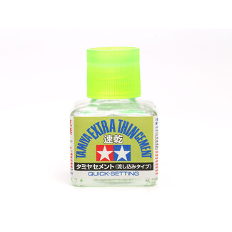 Tamiya Tamiya Extra-Thin Cement Quick Setting - 40ml - 87182 - image