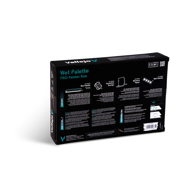 Vallejo Wet Palette PRO Painter Size - 16cm x 24cm - B90001