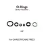 Gaahleri Black O-Ring for GHAD-39 Airbrush - 2x 6x - 40430 - image