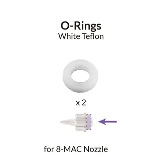 Gaahleri White O-Ring for 8-MAC Nozzle - 2x - 40423 - image