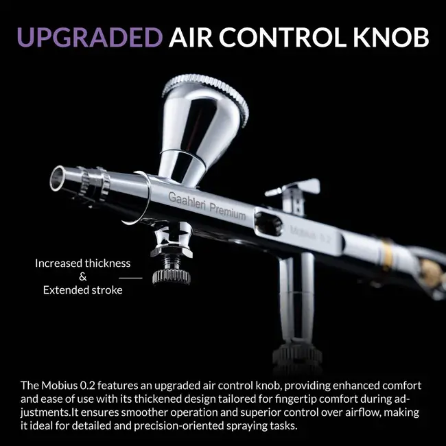 Gaahleri GHPM-Mobius 0.2mm Premium Series Airbrush - 40850