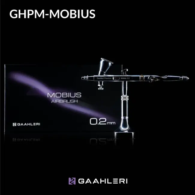 Gaahleri GHPM-Mobius 0.2mm Premium Series Airbrush - 40850