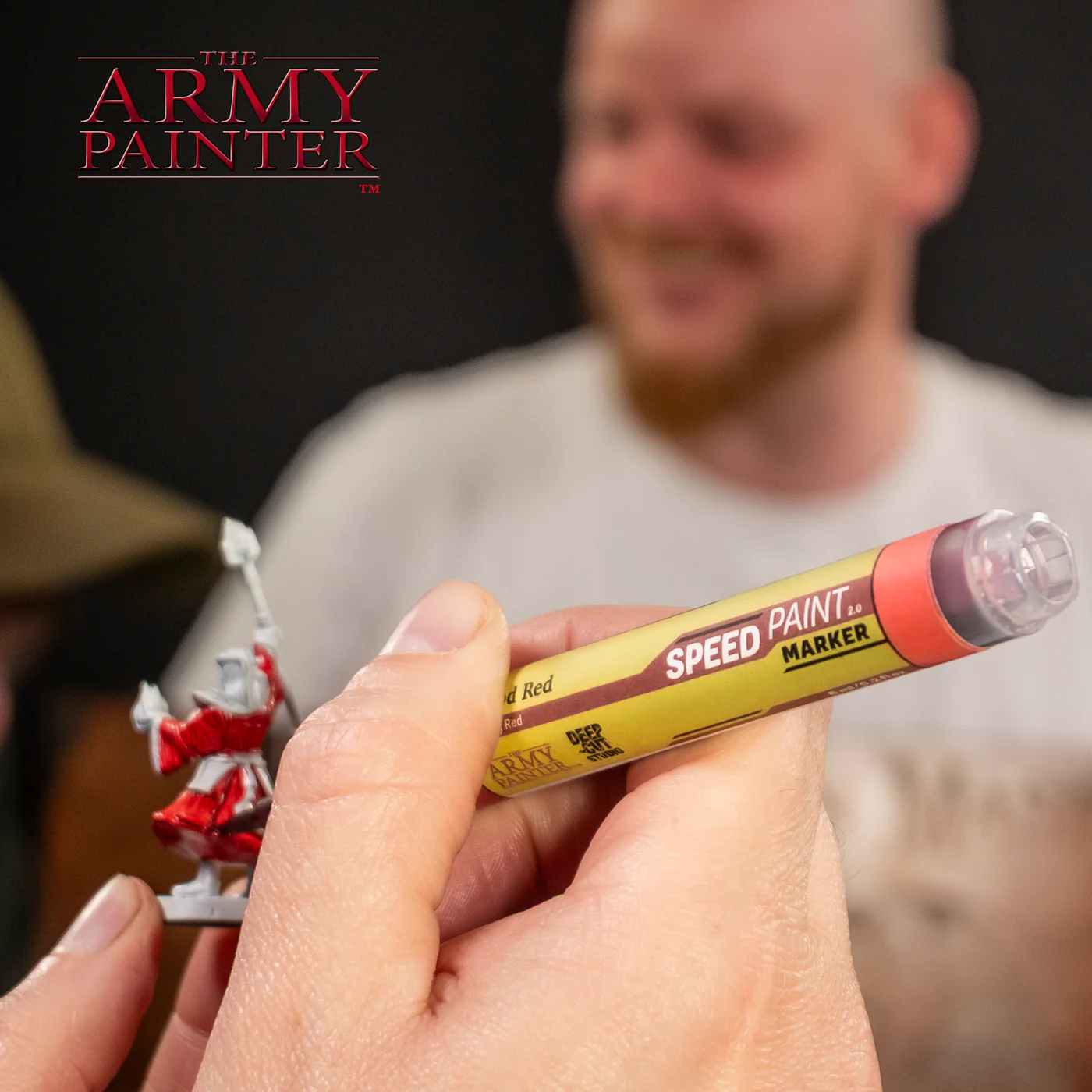 The Army Painter Speedpaint Starter Set 2.0 Combo, Perfetto Per I Principianti 10 Contrasto Bottiglie 18ml Kit Colori Acrilici e 2 Pennelli Per La Base Per D&D Miniature
