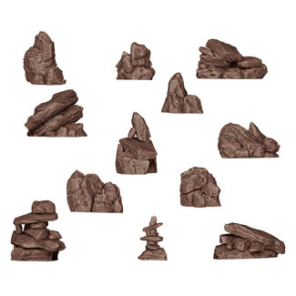 AK interactive Rocks & Tors Basing Bits - 12x - AKBIT0003 - image