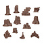 AK interactive Village Ruins Basing Bits - 12x - AKBIT0012