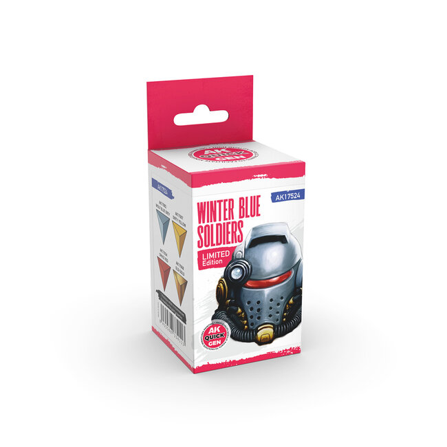 AK interactive Winter Blue Soldiers Quick Gen Set - 4 colors - 18ml - AK17524