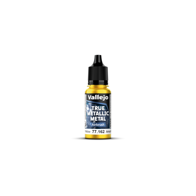 Vallejo Radiant Yellow True Metallic Metal Airbrush  - 18ml - 77162