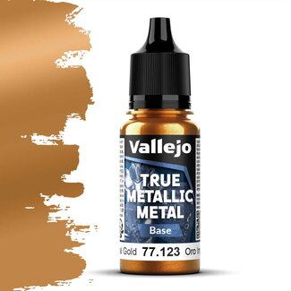 Vallejo Imperial Gold True Metallic Metal Base  - 18ml - 77123 - image