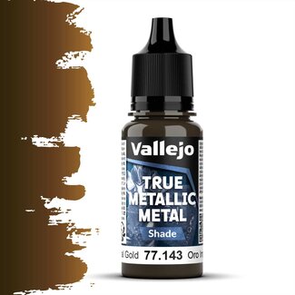 Vallejo Imperial Gold True Metallic Metal Shade  - 18ml - 77143 - image