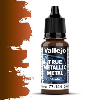 Vallejo Ancient Copper True Metallic Metal Shade  - 18ml - 77144 - image