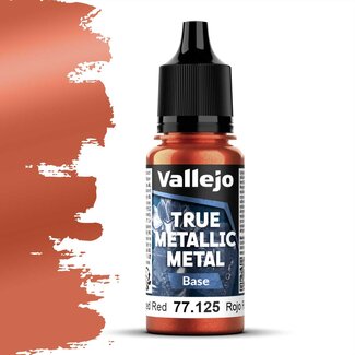 Vallejo Forged Red True Metallic Metal Base  - 18ml - 77125 - image