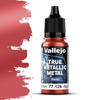 Vallejo Ruby Red True Metallic Metal Base  - 18ml - 77126 - image
