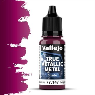 Vallejo Crimson Magenta True Metallic Metal Shade  - 18ml - 77147 - image