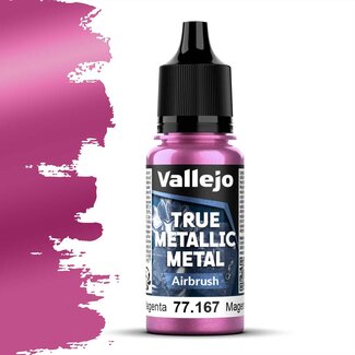 Vallejo Crimson Magenta True Metallic Metal Airbrush  - 18ml - 77167 - image