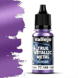 Vallejo Celestial Violet True Metallic Metal Airbrush  - 18ml - 77169 - image