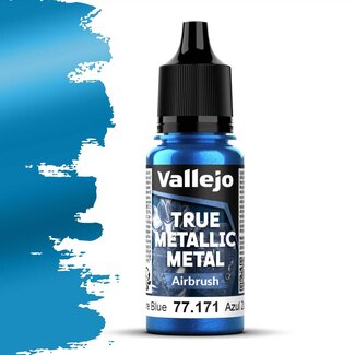 Vallejo Sapphire Blue True Metallic Metal Airbrush  - 18ml - 77171 - image