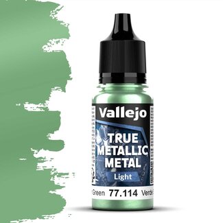 Vallejo Dusken Green True Metallic Metal Light  - 18ml - 77114 - image