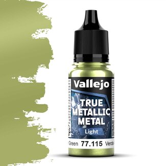 Vallejo Amber Green True Metallic Metal Light  - 18ml - 77115 - image