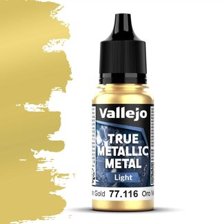 Vallejo Greenish Gold True Metallic Metal Light  - 18ml - 77116 - image