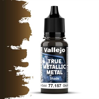 Vallejo Arcane Gold True Metallic Metal Shade  - 18ml - 77157 - image