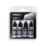 Vallejo Sterling Silver True Metallic Metal Paint Set - 4 colors - 18ml - 77251
