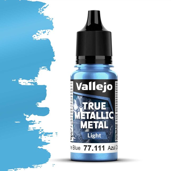Vallejo Sapphire Blue True Metallic Metal Paint Set - 4 kleuren - 18ml - 77256