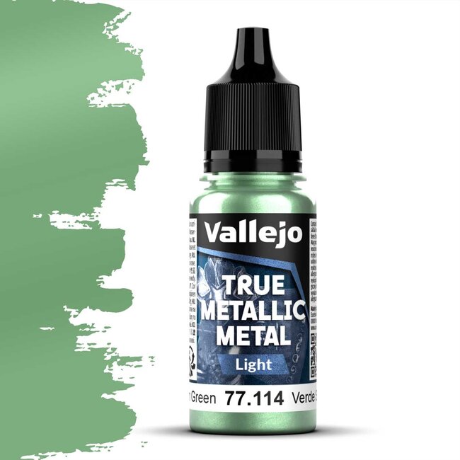 Vallejo Dusken Green True Metallic Metal Paint Set - 4 colors - 18ml - 77257