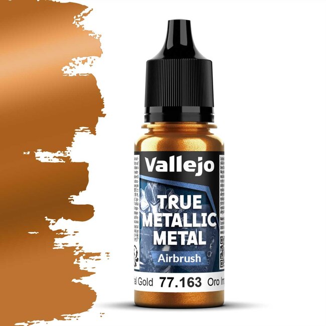 Vallejo Imperial Gold True Metallic Metal Paint Set - 4 colors - 18ml - 77252
