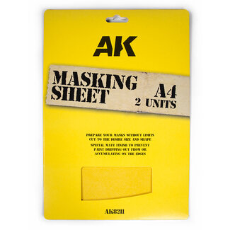 AK interactive Masking Sheet A4 - 2x - AK8211 - image