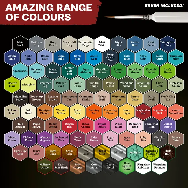 The Army Painter Warpaints Fanatic Wargamers Set - 102 colors - 18ml - WP8073