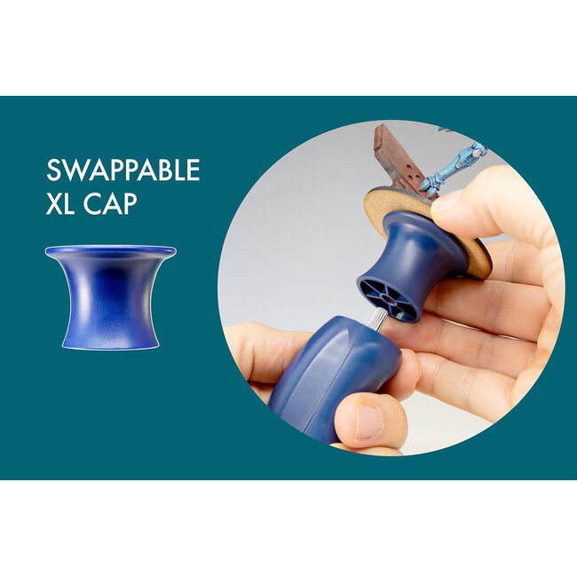 Redgrassgames XL Swappable Large Caps for RGG360 Painting Handle - 4x - RGG-4-XL-Caps