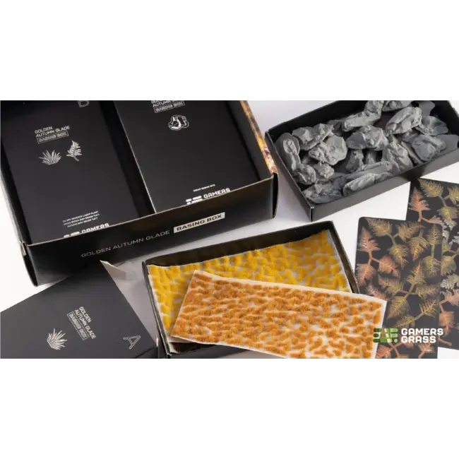 Gamers Grass Golden Autumn Glade Basing Box - GGSB-GAGBB