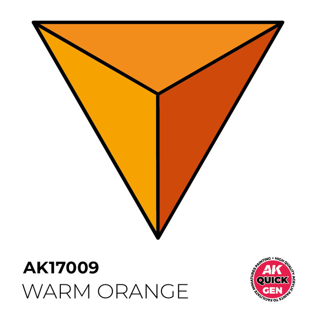 AK interactive Warm Orange Quickgen Paint - 18ml - AK17009