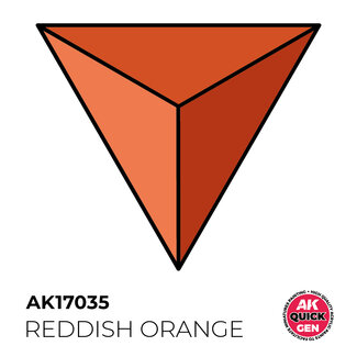 AK interactive Reddish Orange Quickgen Paint - 18ml - AK17035 - image