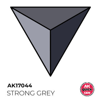 AK interactive Strong Grey Quickgen Paint - 18ml - AK17044 - image