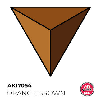 AK interactive Orange Brown Quickgen Paint - 18ml - AK17054 - image