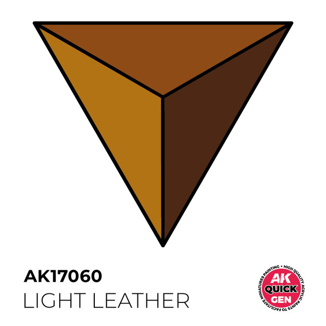 AK interactive Light Leather Quickgen Paint - 18ml - AK17060