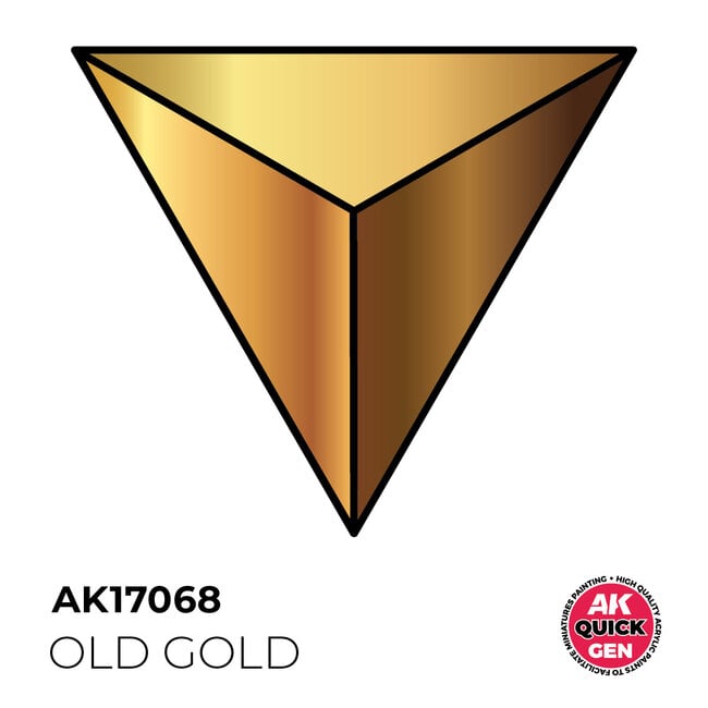 AK interactive Old Gold Quickgen Paint - 18ml - AK17068