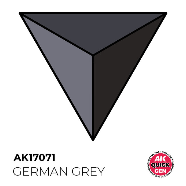 AK interactive German Grey Quickgen Paint - 18ml - AK17071