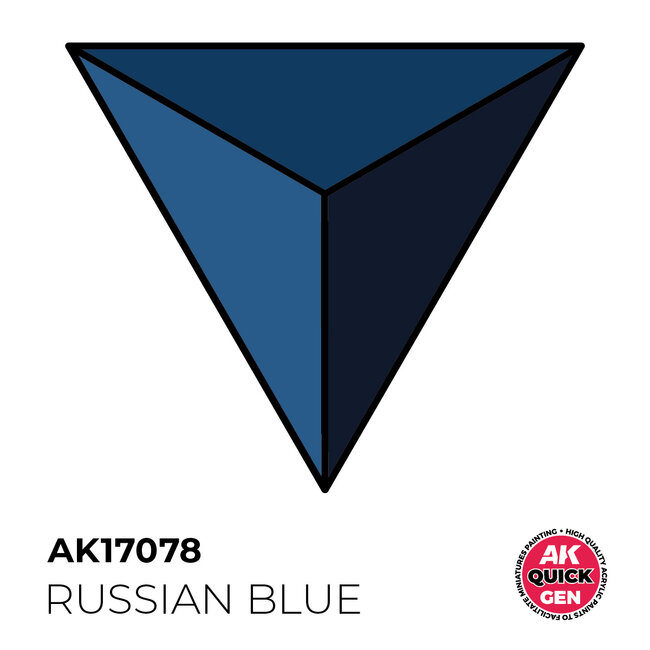 AK interactive Russian Blue Quickgen Paint - 18ml - AK17078