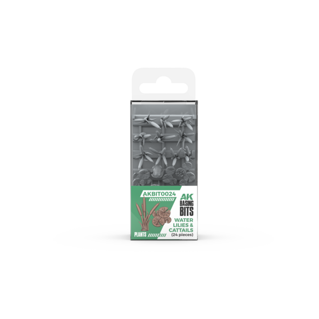 AK interactive Water Lilies & Cattails Basing Bits - 24x - AKBIT0024