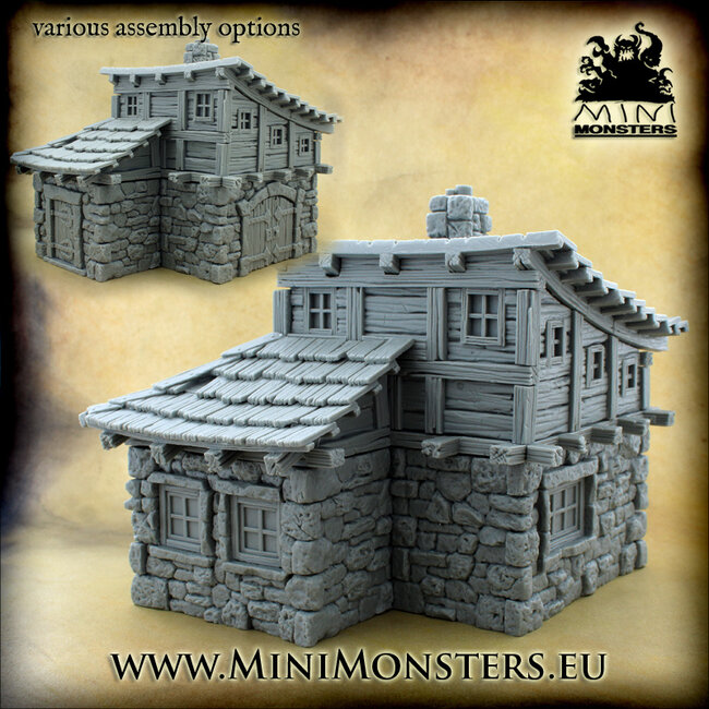 Mini Monsters House with workshop