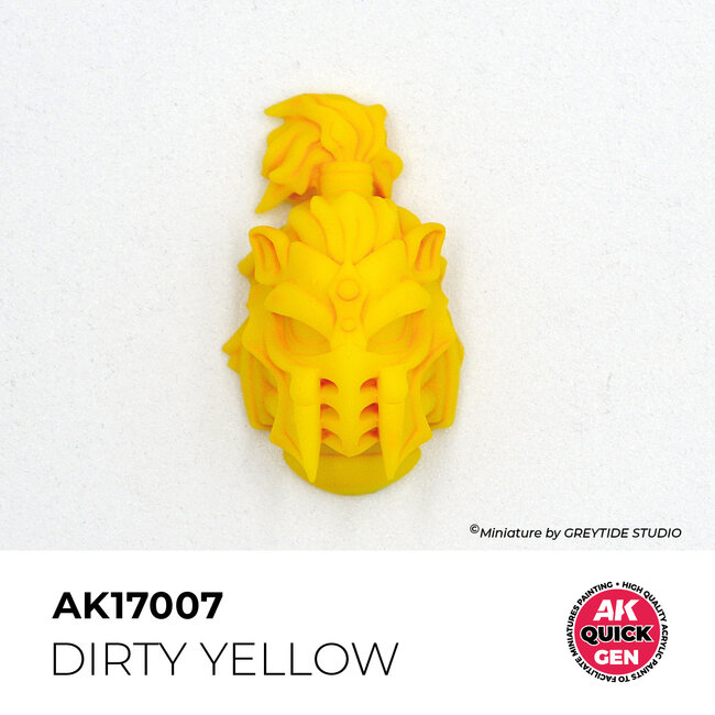 AK interactive Dirty Yellow Quickgen Paint - 18ml - AK17007