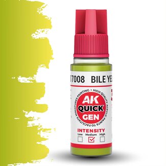 AK interactive Bile Yellow Quickgen Paint - 18ml - AK17008 - image