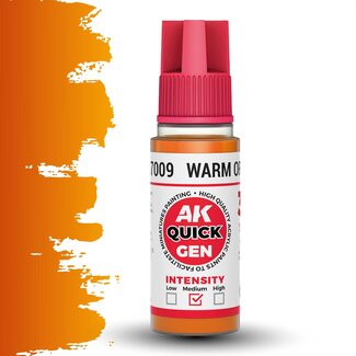 AK interactive Warm Orange Quickgen Paint - 18ml - AK17009 - image
