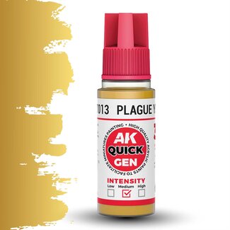 AK interactive Plague Yellow Quickgen Paint - 18ml - AK17013 - image
