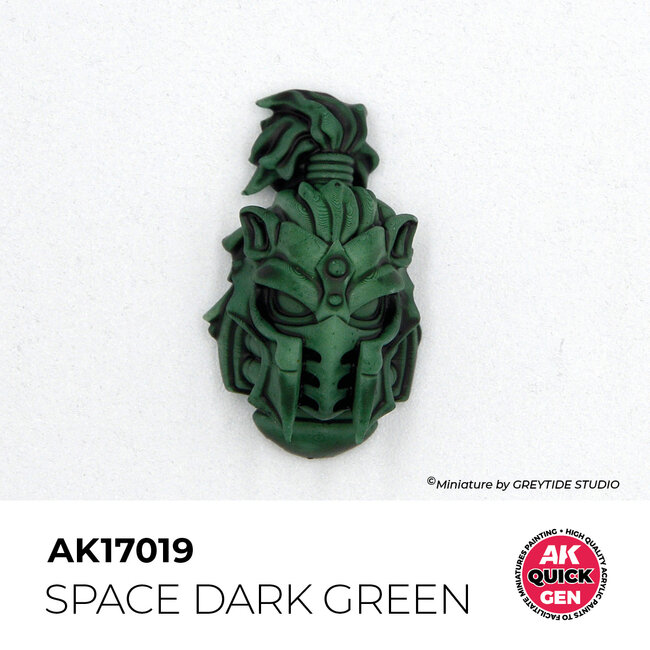 AK interactive Space Dark Green Quickgen Paint - 18ml - AK17019