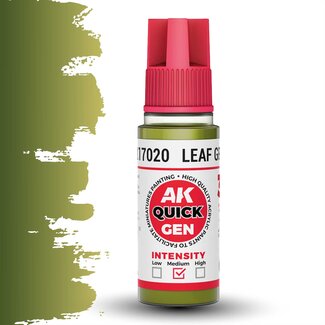 AK interactive Leaf Green Quickgen Paint - 18ml - AK17020 - image