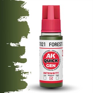 AK interactive Forest Green Quickgen Paint - 18ml - AK17021 - image